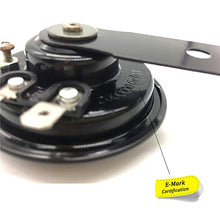 Load image into Gallery viewer, Universal Motorcycle Electric Horns Waterproof Round Loud Speaker 12V 1.5A 105db small horn for Motorcycle