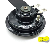 Load image into Gallery viewer, Universal Motorcycle Electric Horns Waterproof Round Loud Speaker 12V 1.5A 105db small horn for Motorcycle