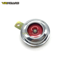Load image into Gallery viewer, 12v Motorcycle Electric Horn Chrome plated Red Heart iron Horn Waterproof Loud Speakers for Scooter Moped Dirt Bike ATV