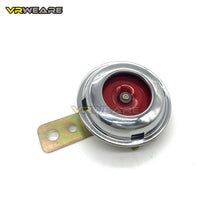 Load image into Gallery viewer, 12v Motorcycle Electric Horn Chrome plated Red Heart iron Horn Waterproof Loud Speakers for Scooter Moped Dirt Bike ATV