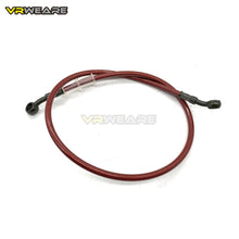Load image into Gallery viewer, 40CM-150CM Motorcycle Dirt Bike Brake Oil Hose Brake Line Universal Motorbike Stainless Steel Braided Pipeline Latiguillo Freno