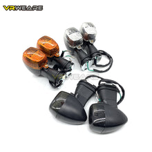 Afbeelding in Gallery-weergave laden, KAWASAKI Front Turn Signals Left/Right Lamp Light Motorcycle For NINJA 500 ZRX/1200S EX500 GPZ 500/1100 ZXR 250/250R KLE400/500