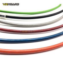 Charger l&#39;image dans la galerie, motorcycle Universal Brake Hose Line Steel Brake cable Hydraulic Banjo pipe 400mm-1500mm for head both sides 28 &deg; -60 &deg;
